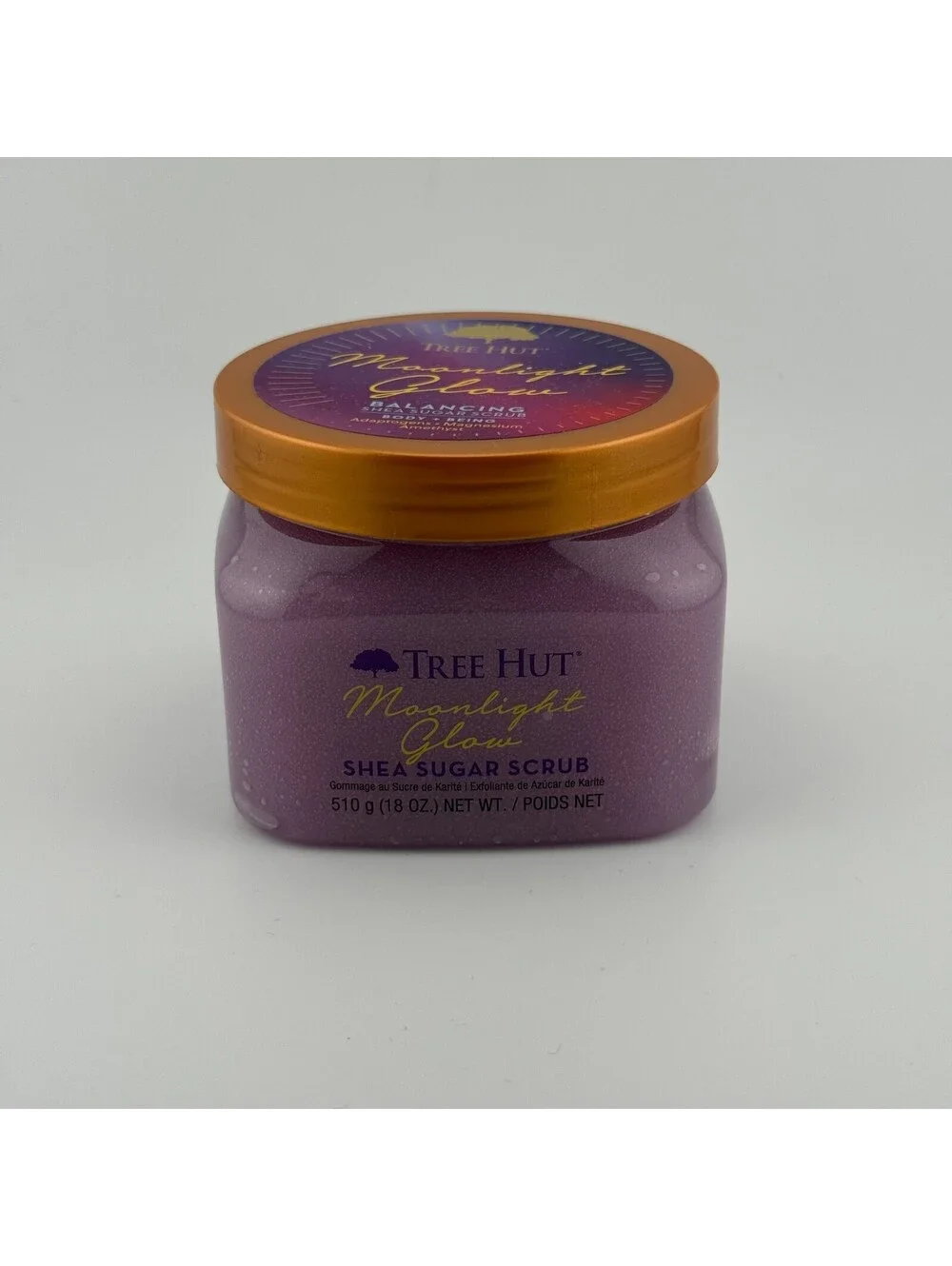 Tree Hut Moonlight Glow Shea Sugar Scrub 18 oz Balancing Body Scrub NEW